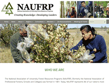 Tablet Screenshot of naufrp.org